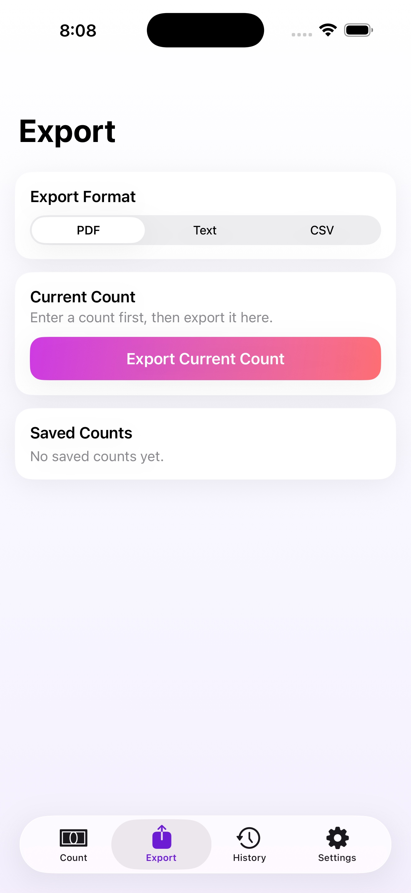 Count Cashcula screenshot