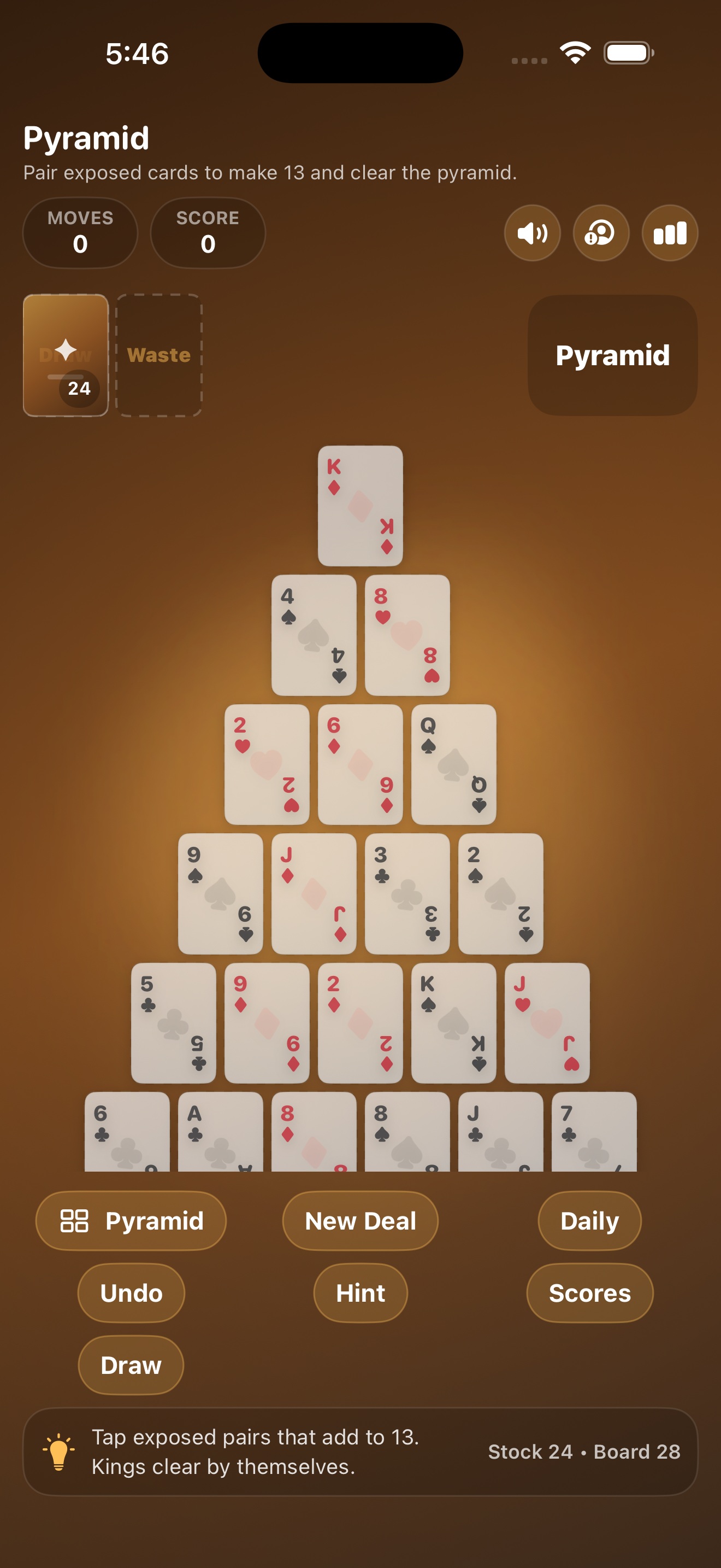 Cut Deck Solitaire | Classic Card Games for iPhone, iPad, and Mac screenshot