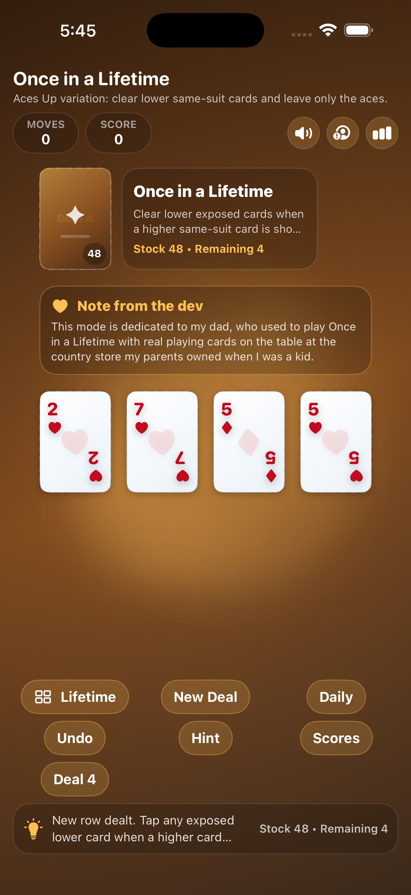 Cut Deck Solitaire | Classic Card Games for iPhone, iPad, and Mac screenshot
