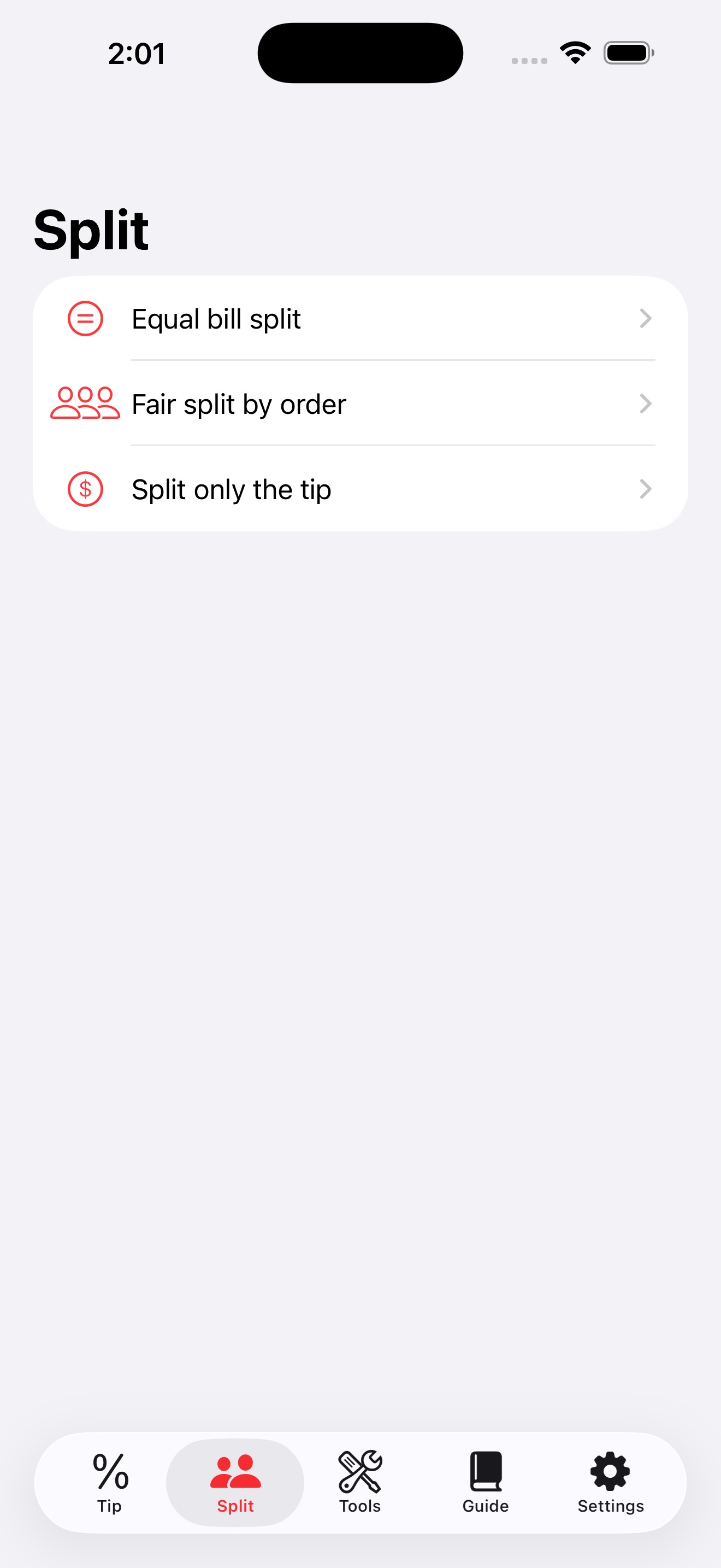 Count Tipula per-person tip breakdown