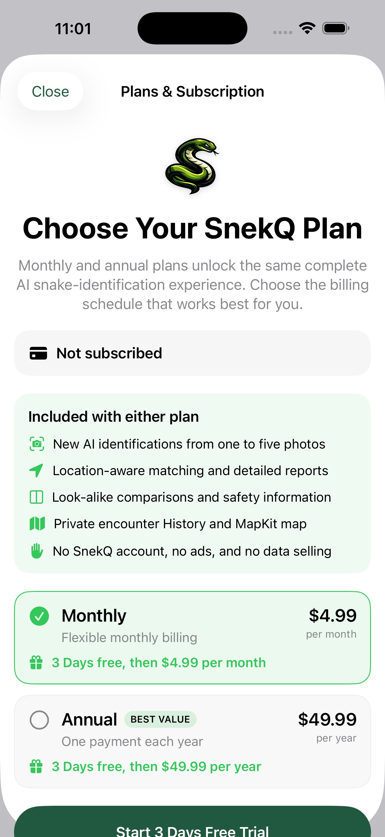 SnekQ screenshot