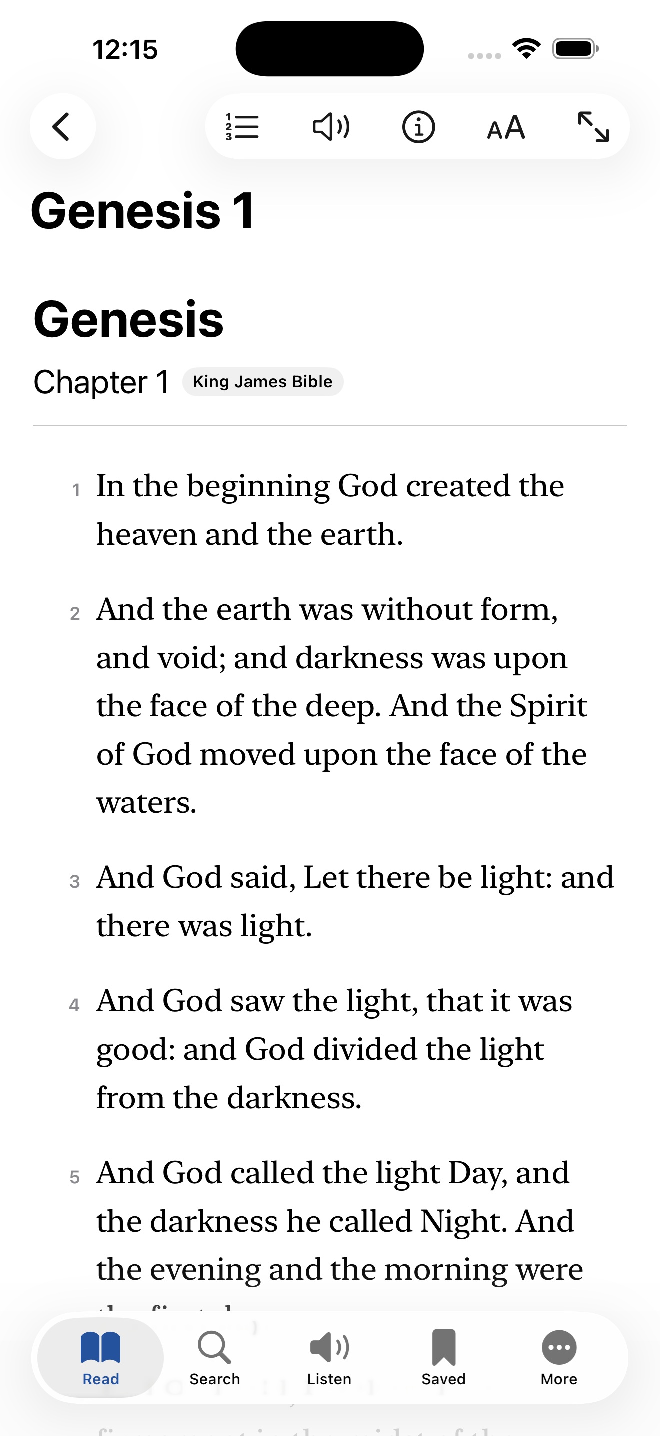 Bible KJV: God's Word for All screenshot